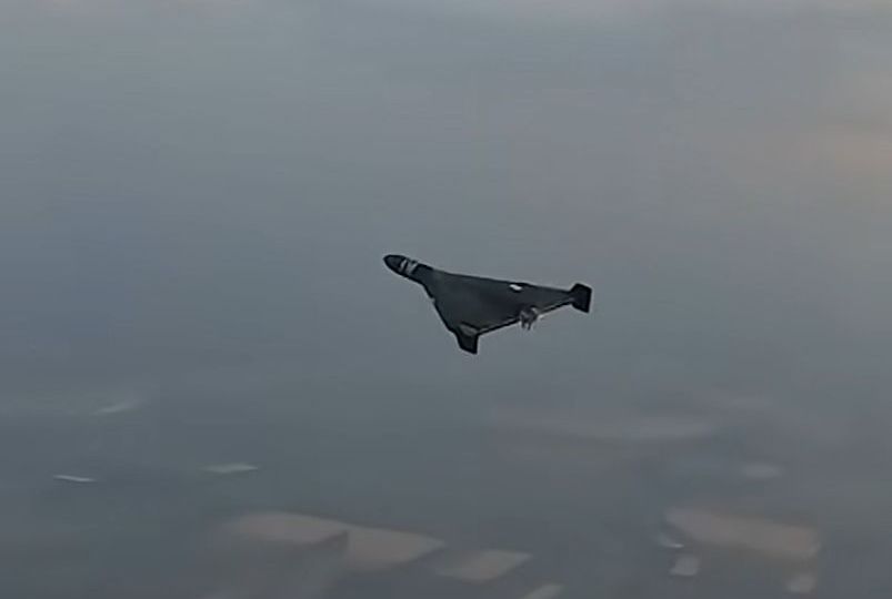 Russische Geran-2-Drohne über der Ukraine